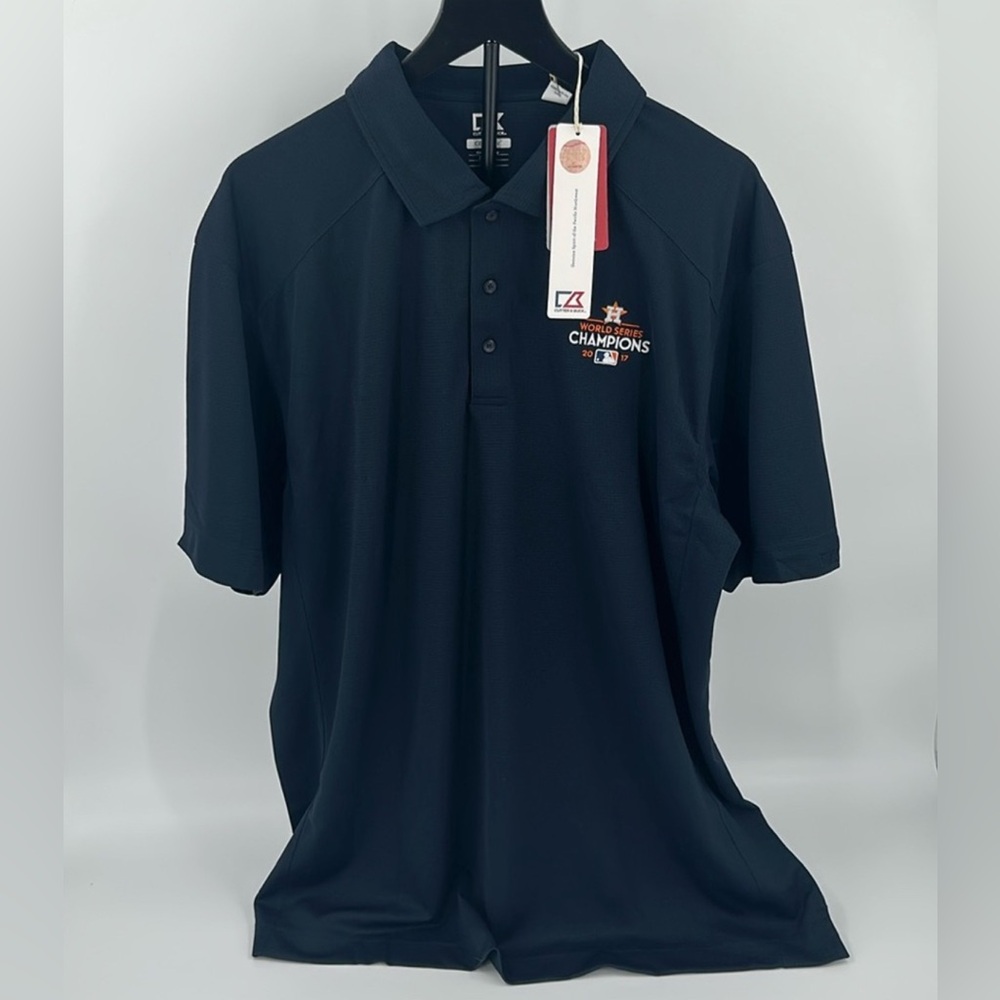 Houston Astros 2017 World Series Championship Polo - Cutter & Buck - XXL - NWT